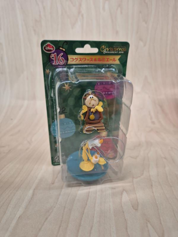 Figurine/Ornement de Noël Disney HappyKuji 2016-Big Ben & Lumière (La Belle et l