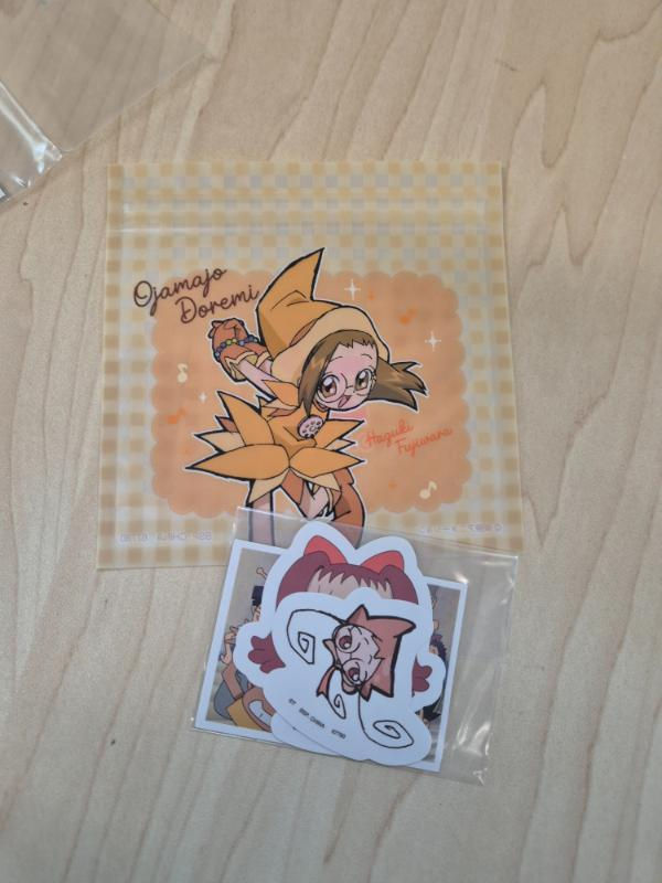 Miniature : Stickers + Zip bag Magical Doremi Ichibankuji "Sweet Magical Surprise" : Hazuki