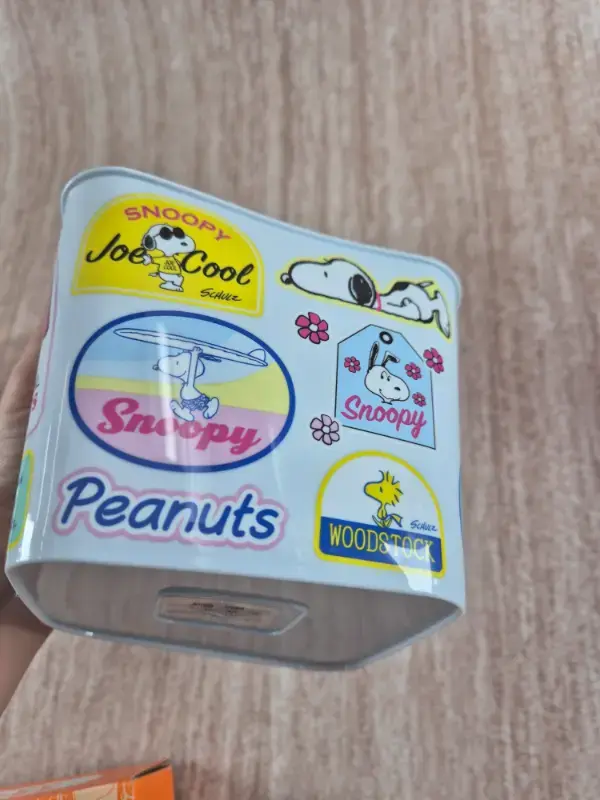 Thumbnail: Petit panier plastique + 2 éponges Snoopy Atarikuji