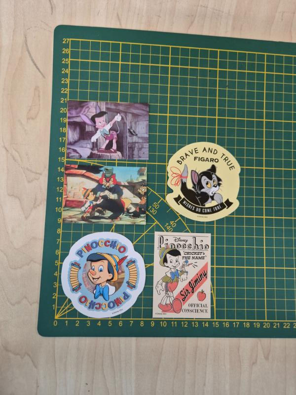 Miniature : Pochette 5 stickers Disney Happykuji "Wishing Stars" : Pinocchio