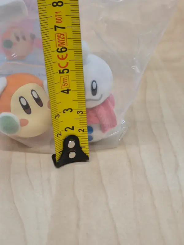 Miniature : Figurine Kirby "Fluffy Puffy Mine" B : Waddle Dee & son bonhomme de neige