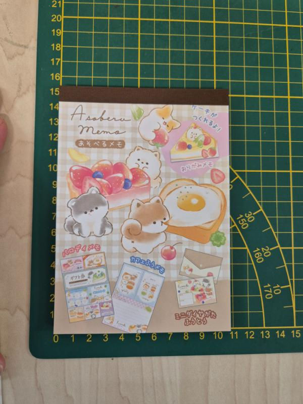 Miniature : Bloc memo grand format Kawaii : Fuwanko (Toutous & gâteaux)