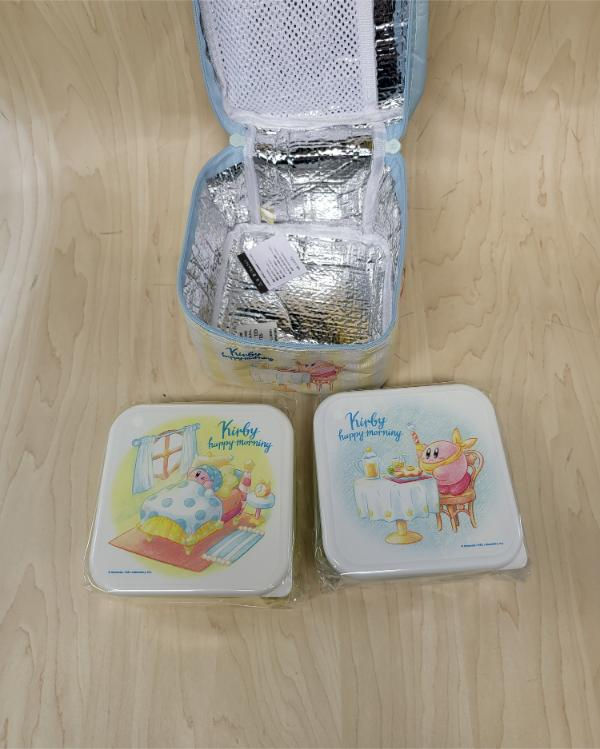 Miniature : Set 2 boîtes repas + sac isotherme Kirby Happy Morning