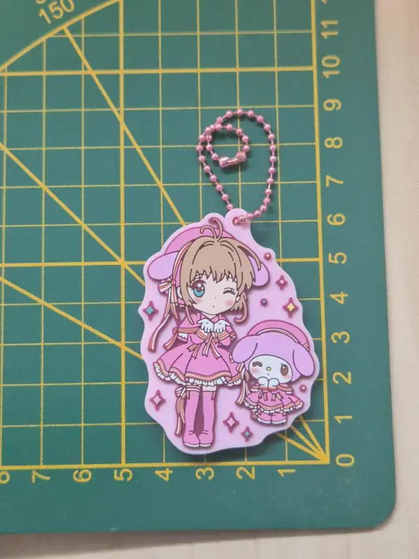 Thumbnail: Gashapon  rubber charm Card Captor Sakura x Sanrio : My Melody