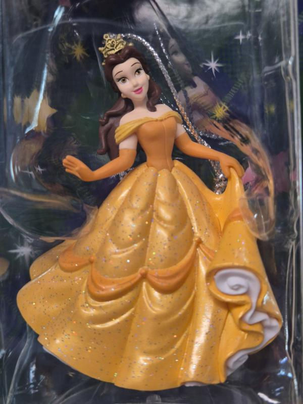 Miniature : Figurine/Ornement de Noël Disney HappyKuji 2021-Belle (La Belle et la B