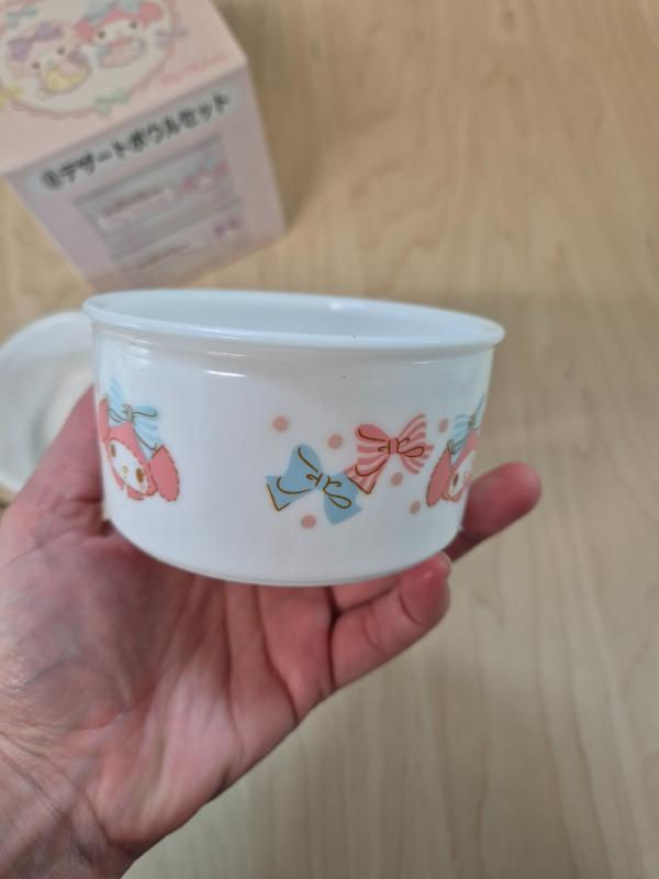 Miniature : Set 2 bols à dessert Sanrio My Melody & My Sweet Piano