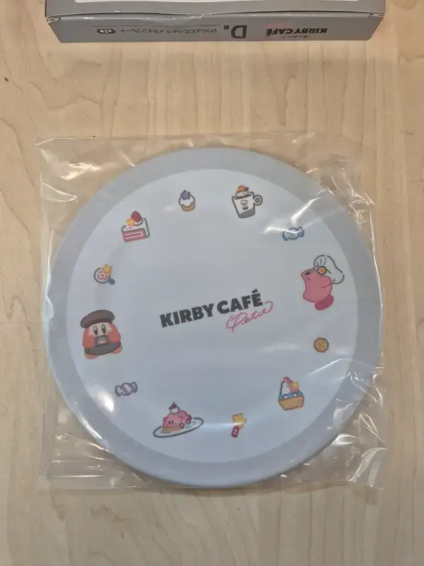 Thumbnail: Mini assiette plastique Kirby Ichibankuji "Kirby Café"