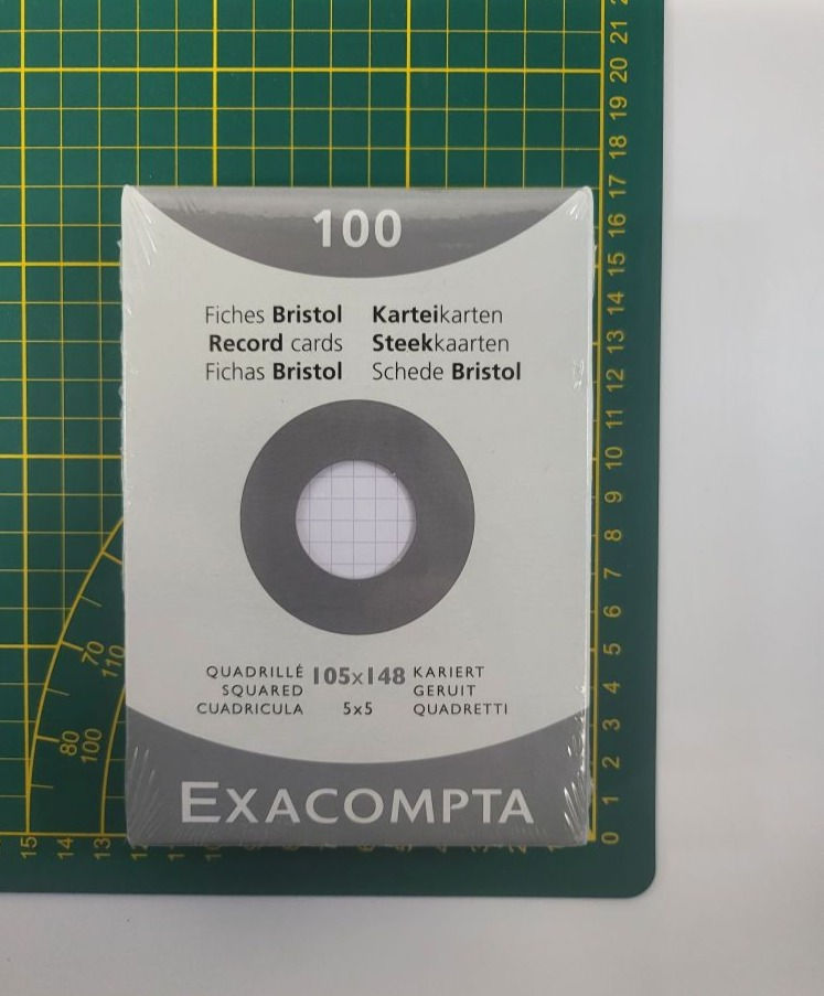 Miniature : Fiches Bristol Exacompta 105 x 148