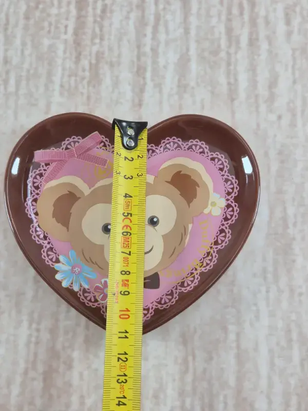 Miniature : Mini assiette Tokyo Disney Sea Duffy's Friend : Cœur marron Duffy