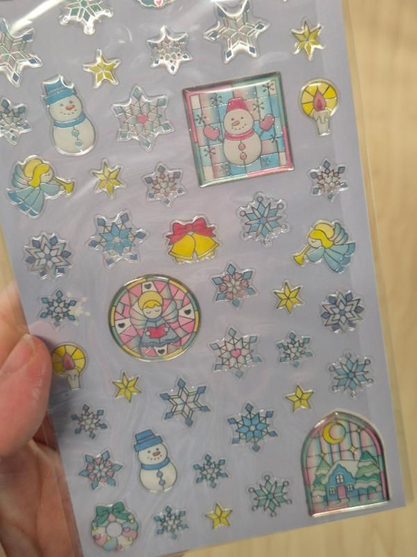 Thumbnail: Stickers Winter Jewel Stickers : Flocons de neige