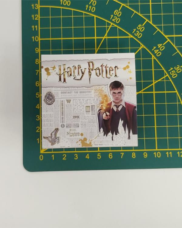 Miniature : Pendentif Harry Potter vif d'or argent et cristal Swarozski