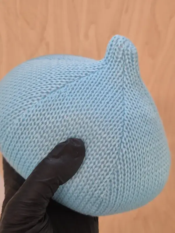 Miniature : Petite peluche Dragon Quest Smile Slime effet tricot