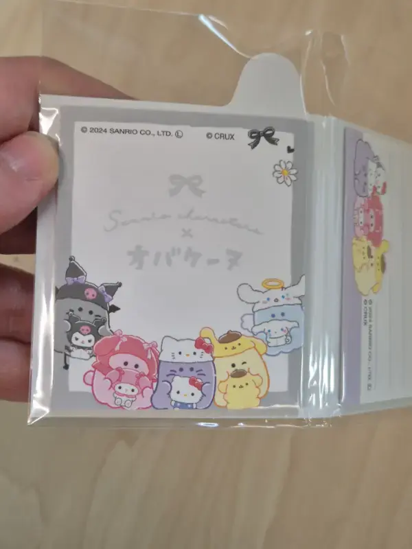 Miniature : Set 6 mini blocs memo Sanrio x Obakênu (Mignon petit fantôme)