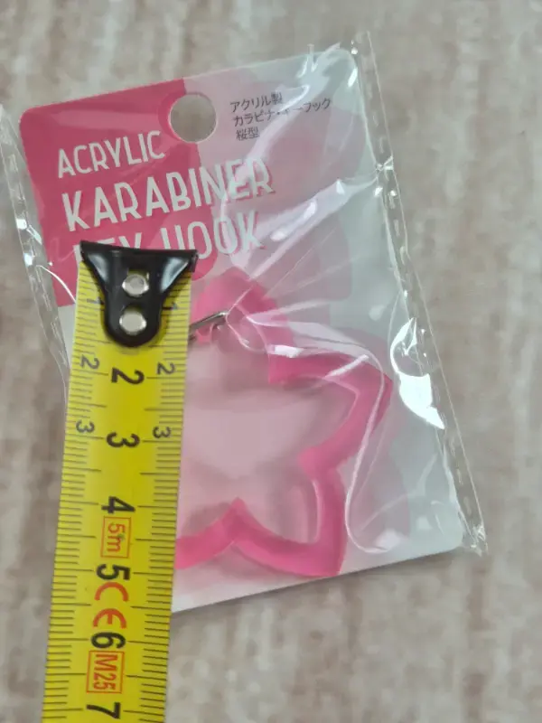 Miniature : Carabiner Key Hook Sakura Fuchsia (mousqueton sakura)