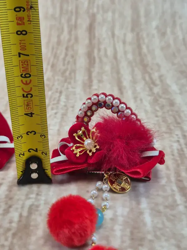 Miniature : Pinces à cheveux oreilles de chat Ipuro Chinese Style avec défaut