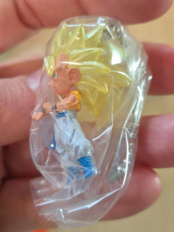 Miniature : Gashapon Strap Dragon Ball Z "UDM The Best 33" : Gotenks SSJ 3