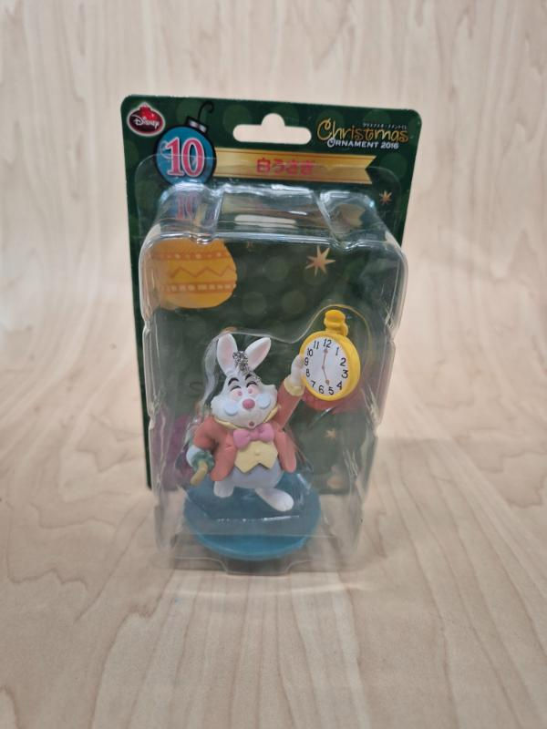 Figurine/Ornement de Noël Disney HappyKuji 2016-Lapin Blanc (Alice au Pays des M