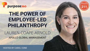 The power of employee-led philanthropy with Lauren Coape-Arnold
