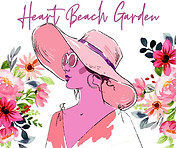 Heart Beach Garden logo – a tranquil wellness retreat emblem featuring nature-inspired elements symbolizing mindfulness
