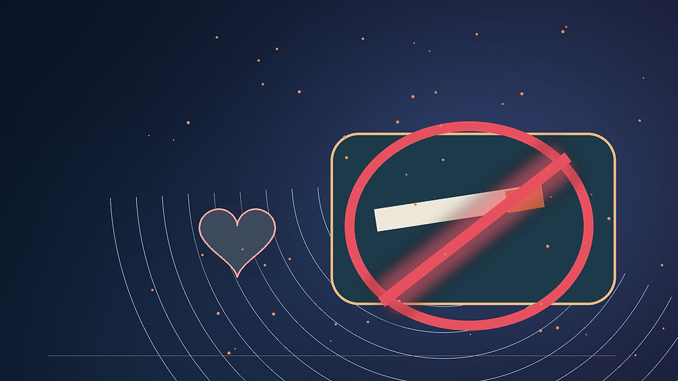 Original My Heart Spark P.C. cardiovascular prevention illustration: Quitting Smoking and Vaping for Heart Protection
