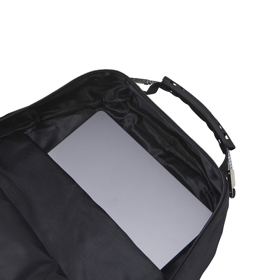 Miniatura: Mochila de Poliéster Anti-Furto USB com Segredo