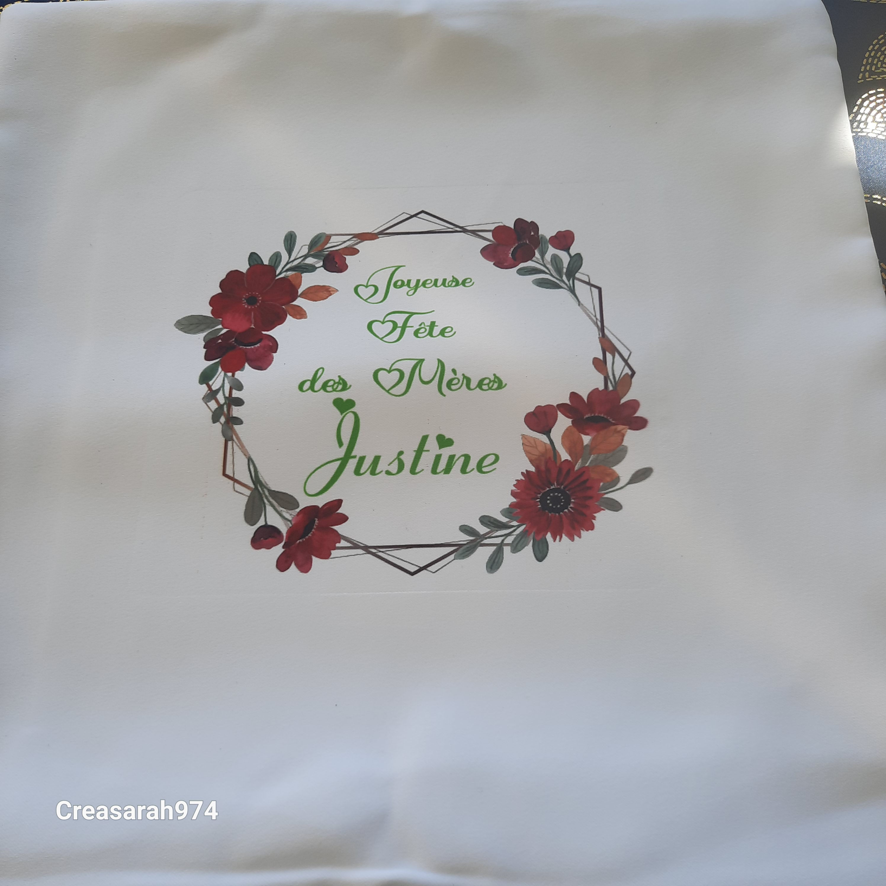 Housse de coussin personnalisée