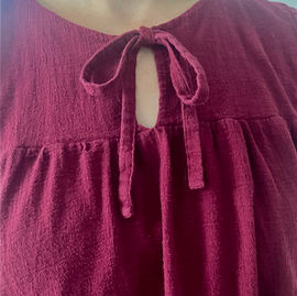 Tie detail of the Beltane Top A