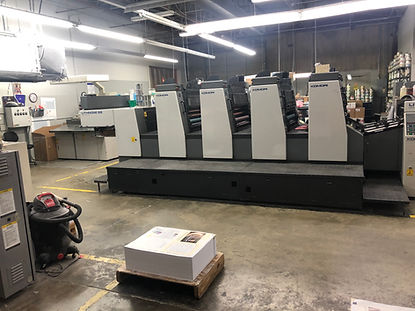 Four color 28 inch Komori Lithrone Press