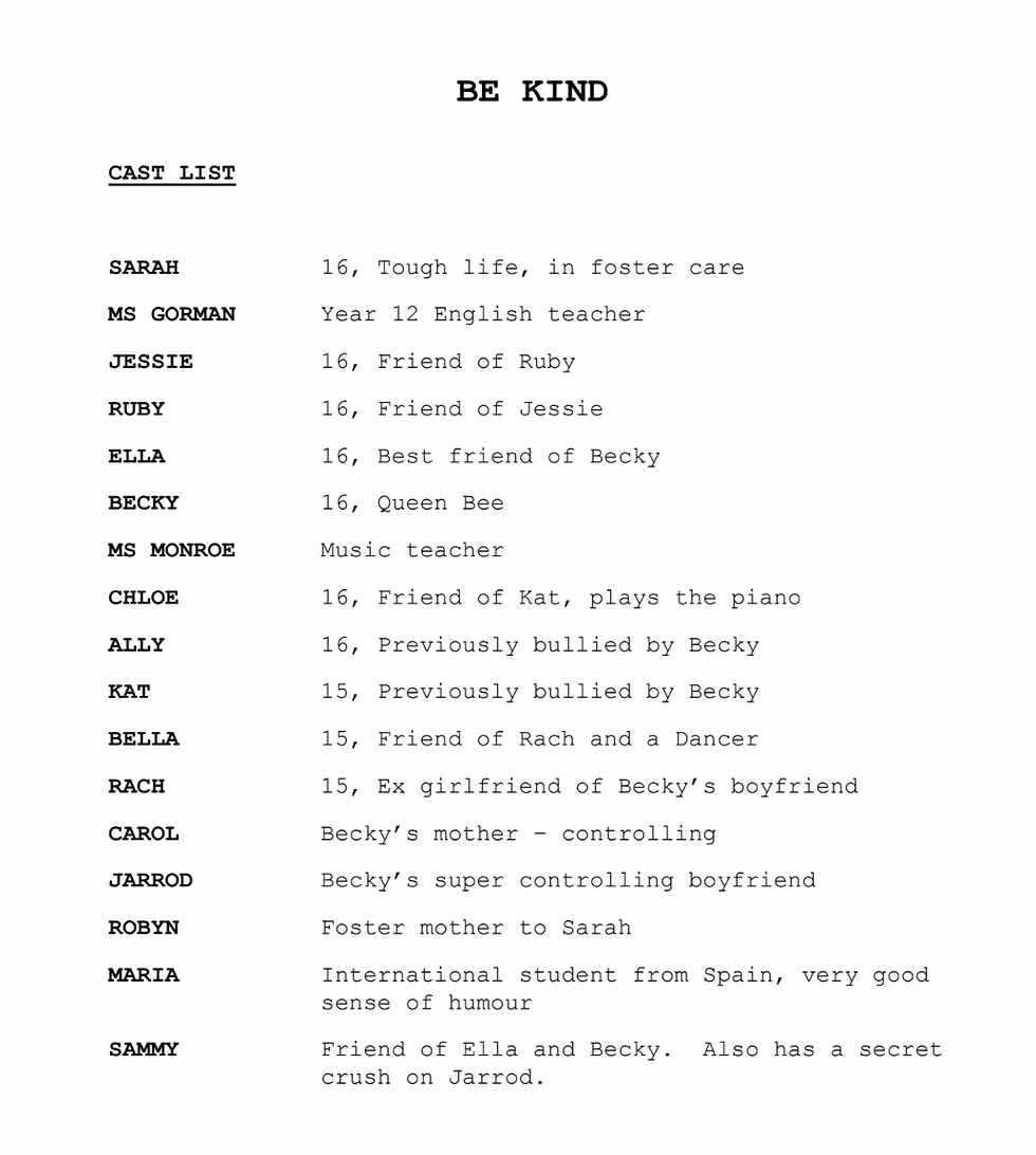 Thumbnail: Be Kind By Bliss Coster