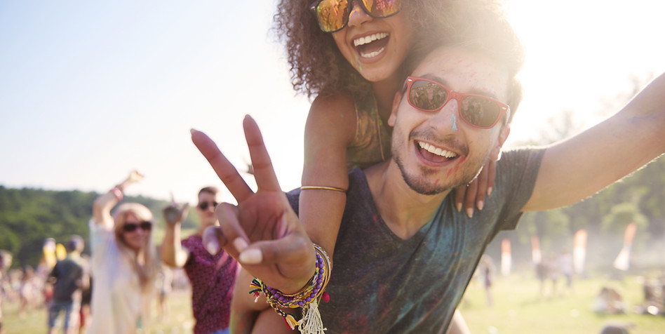 Friends at Outdoor Event