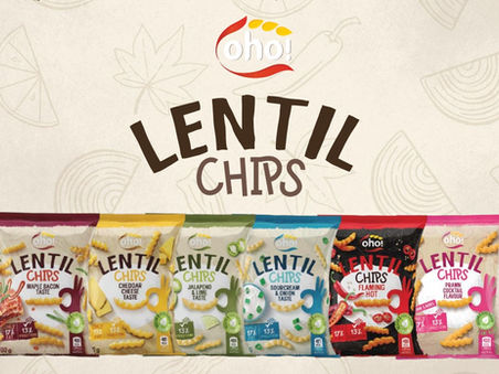 Full Range of Oho Lentil Chips