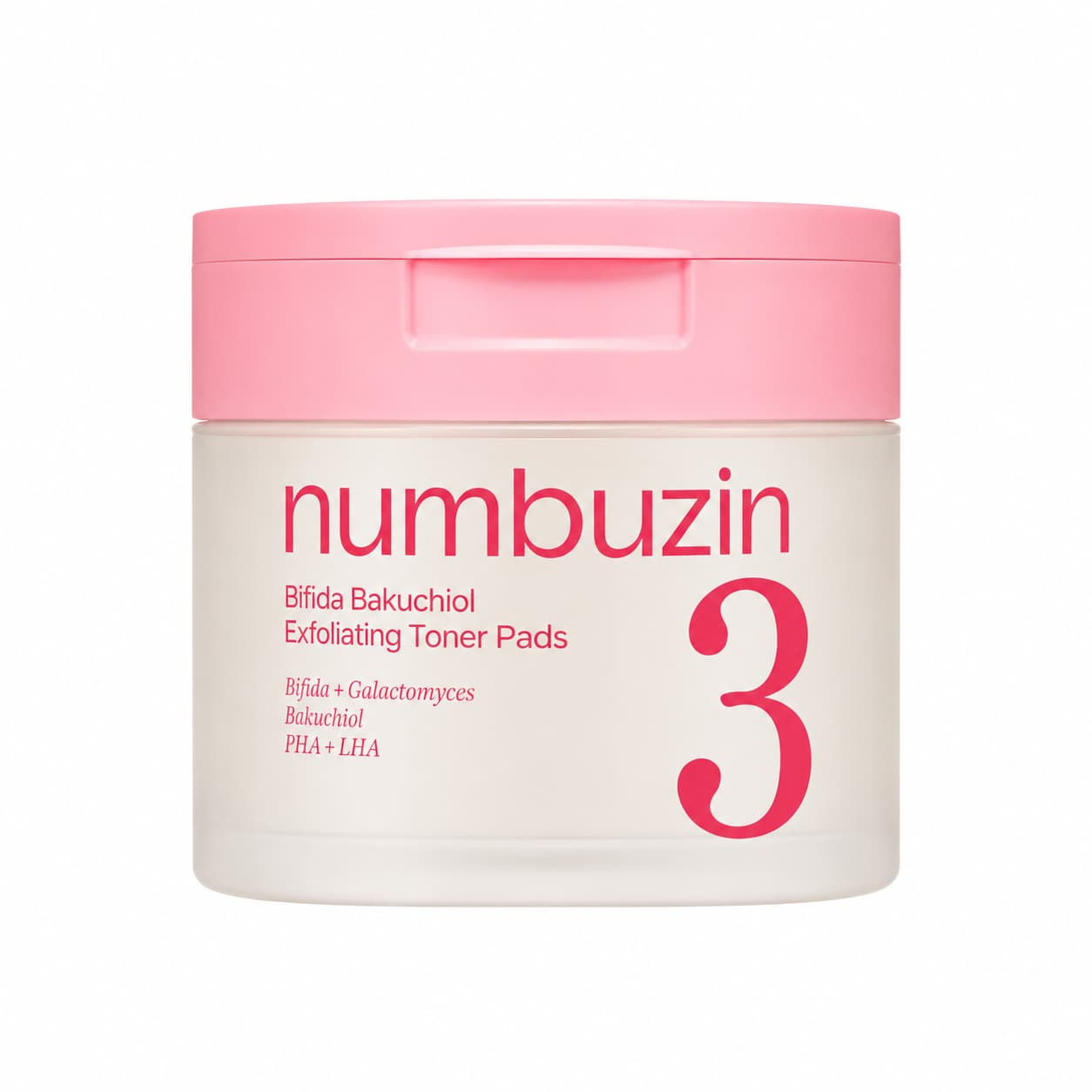 Numbuzin No.3 Bifida Bakuchiol Exfoliating Toner Pads 70 pads