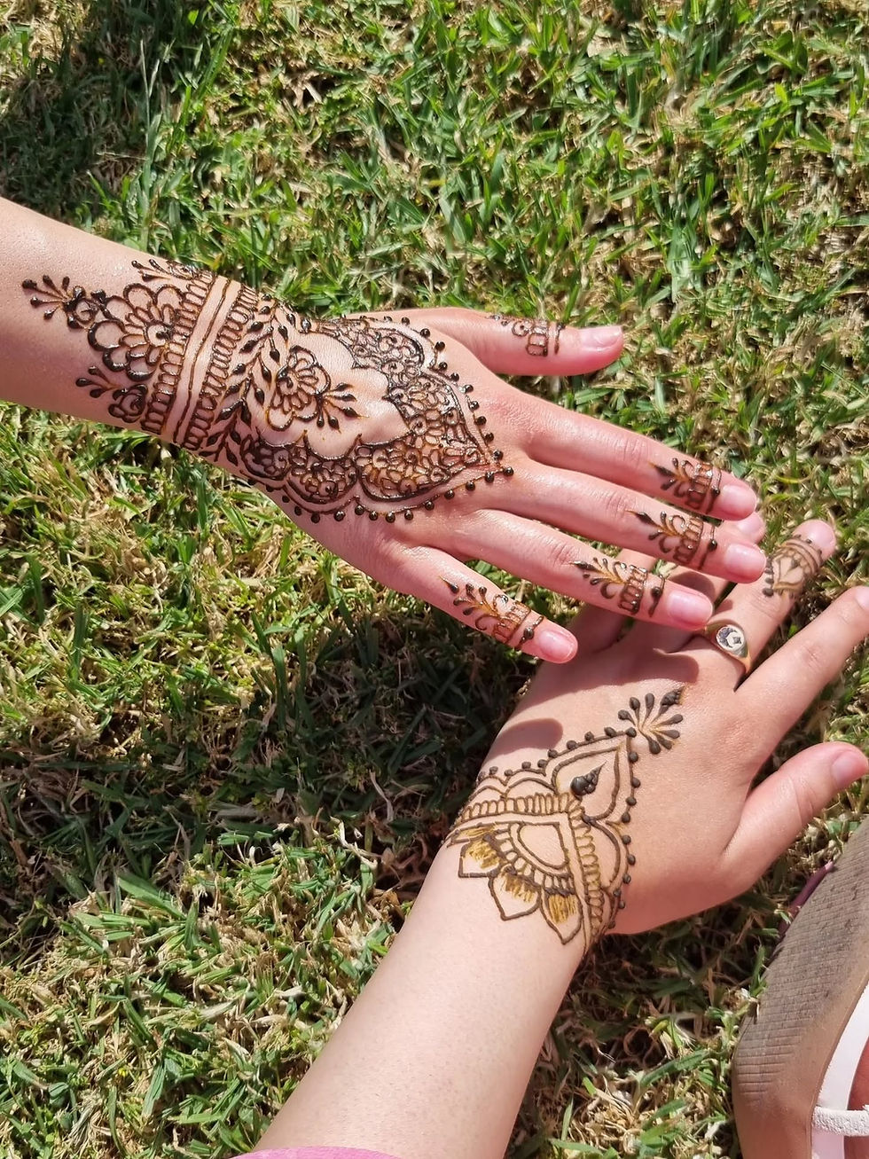 Henna Art at the Winter Solstice Festival