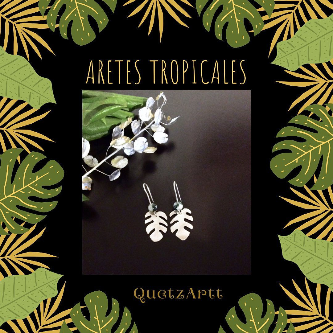 Aretes estilo tropical