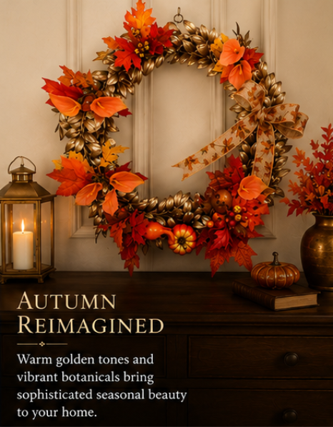 Thumbnail: Golden Harvest Elegant  Wreath