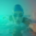 a woman swimming