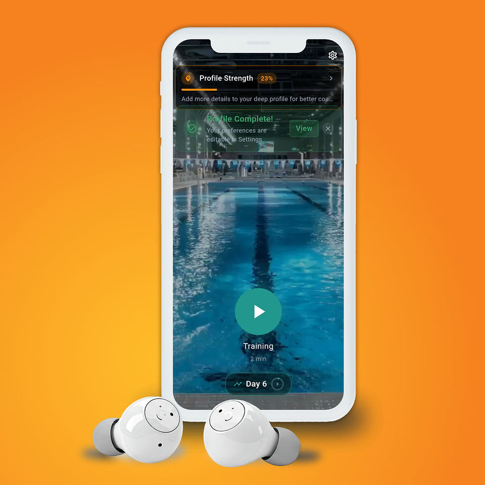 Maximind app on phone screen and earbuds.jpg