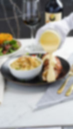 Pechuga Rellena de Amarillo con queso Mozarella/ Chicken Breast Stuffed with sweet plantain and Mozzarella Cheese