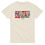 Thumbnail: Flat-lay image of a cream Mark Twain literary T-shirt with the quote ‘Writing is easy…’ and crossed-out words.
