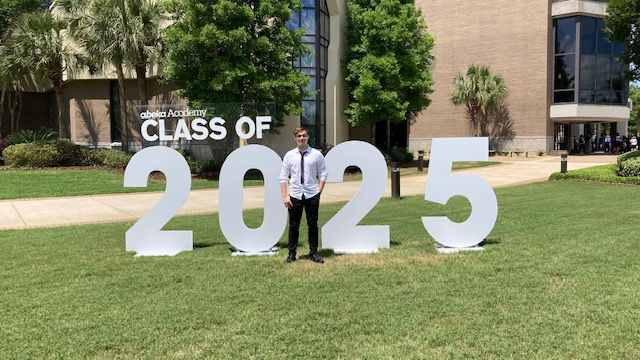 right before the graduation ceremony