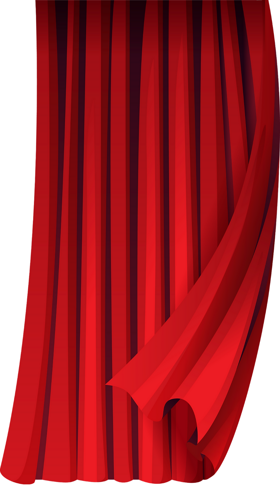 Red Theater Curtain