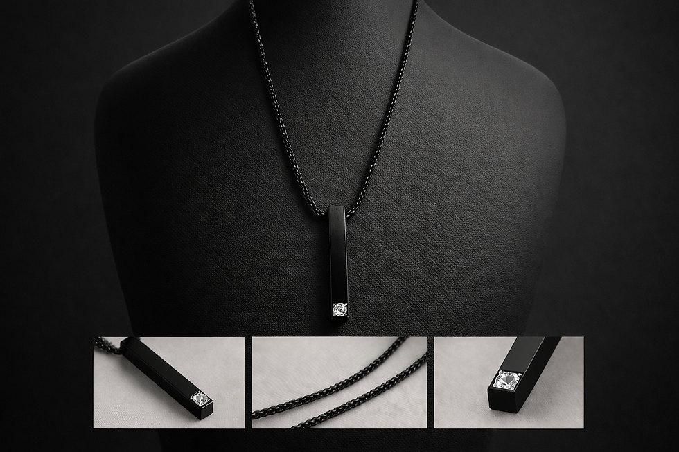 Miniature : Lumora - collier  -Black