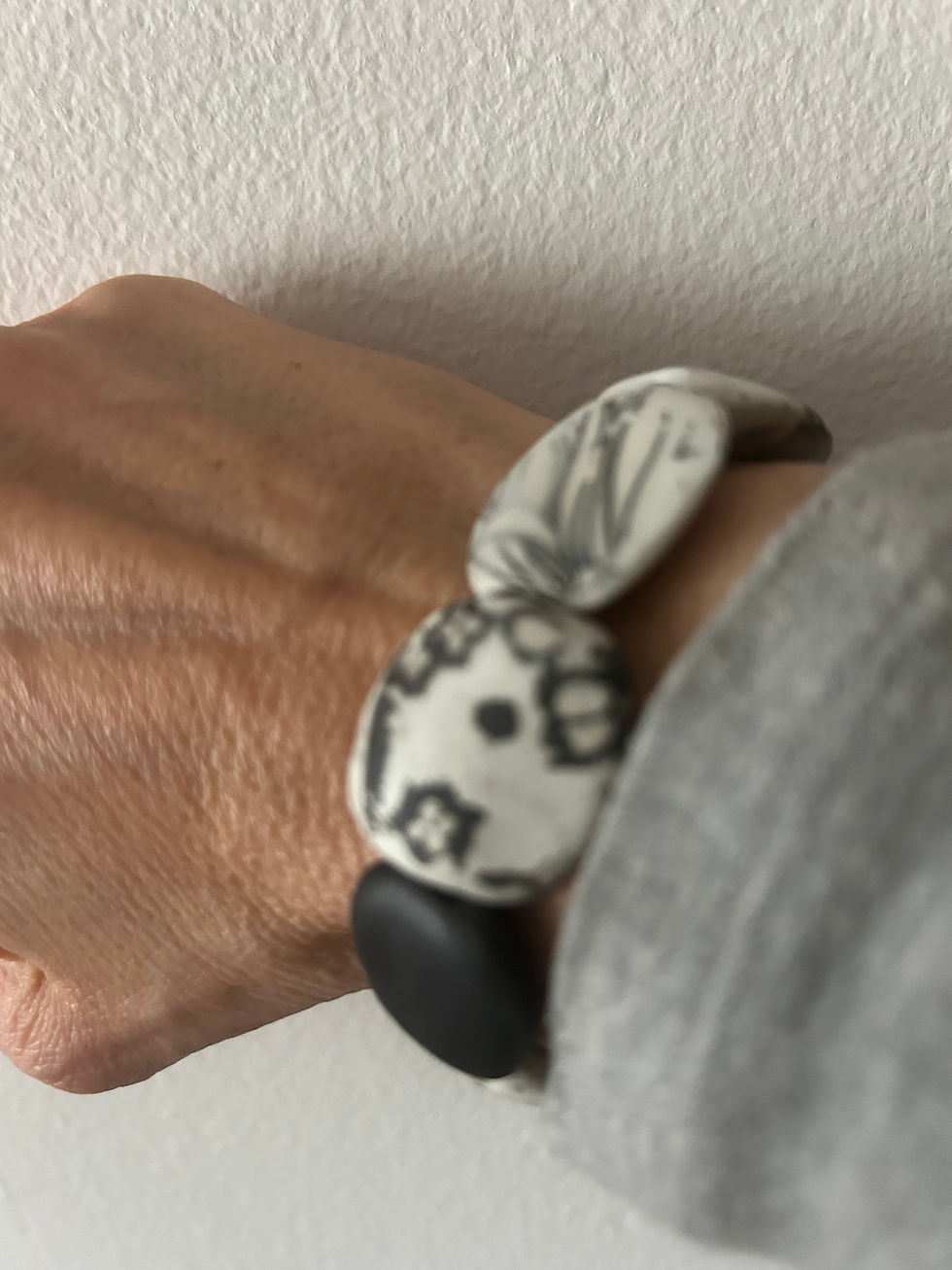 Miniatura: Bracciale black and white