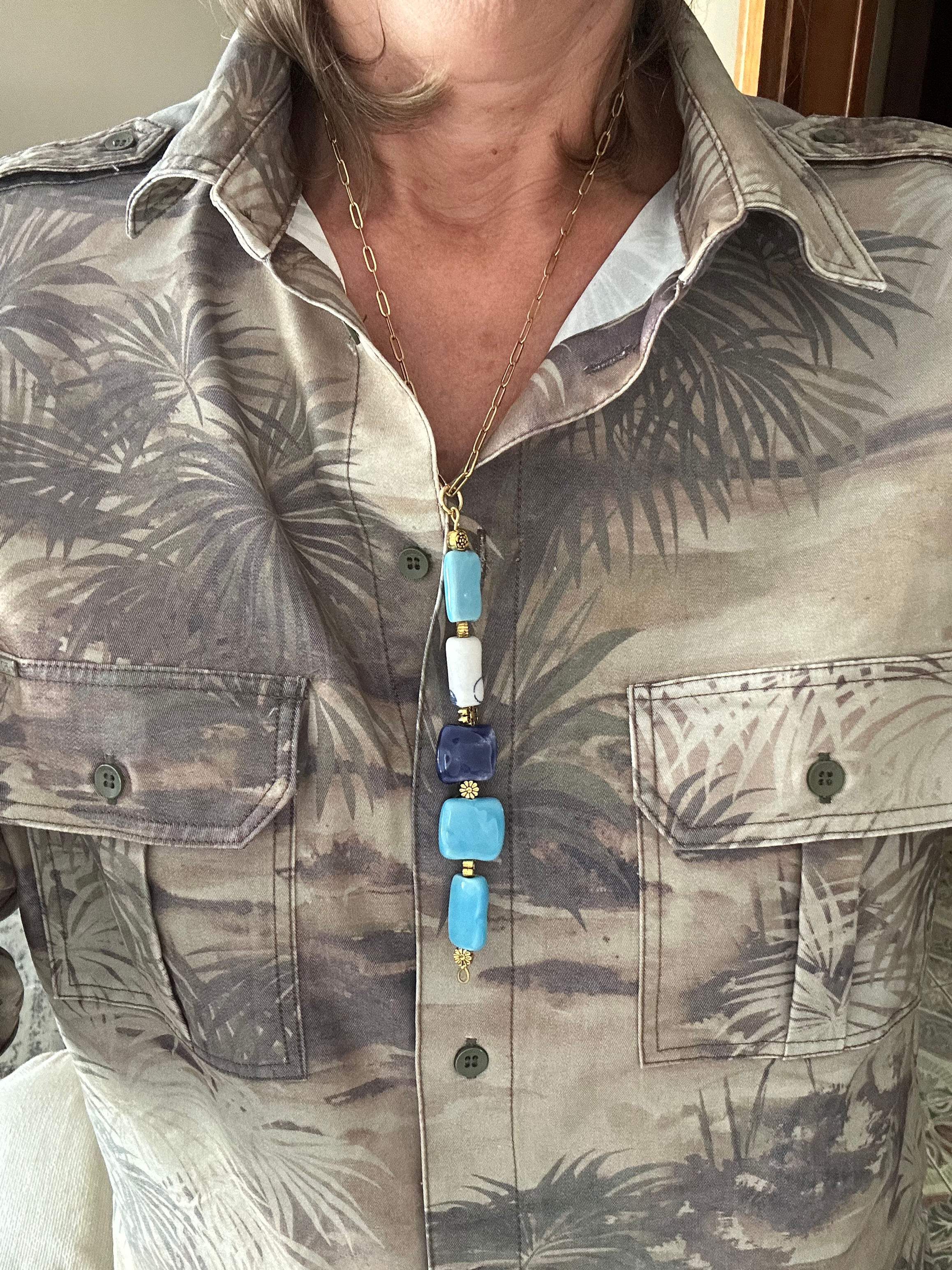 Talismano blu e turchese
