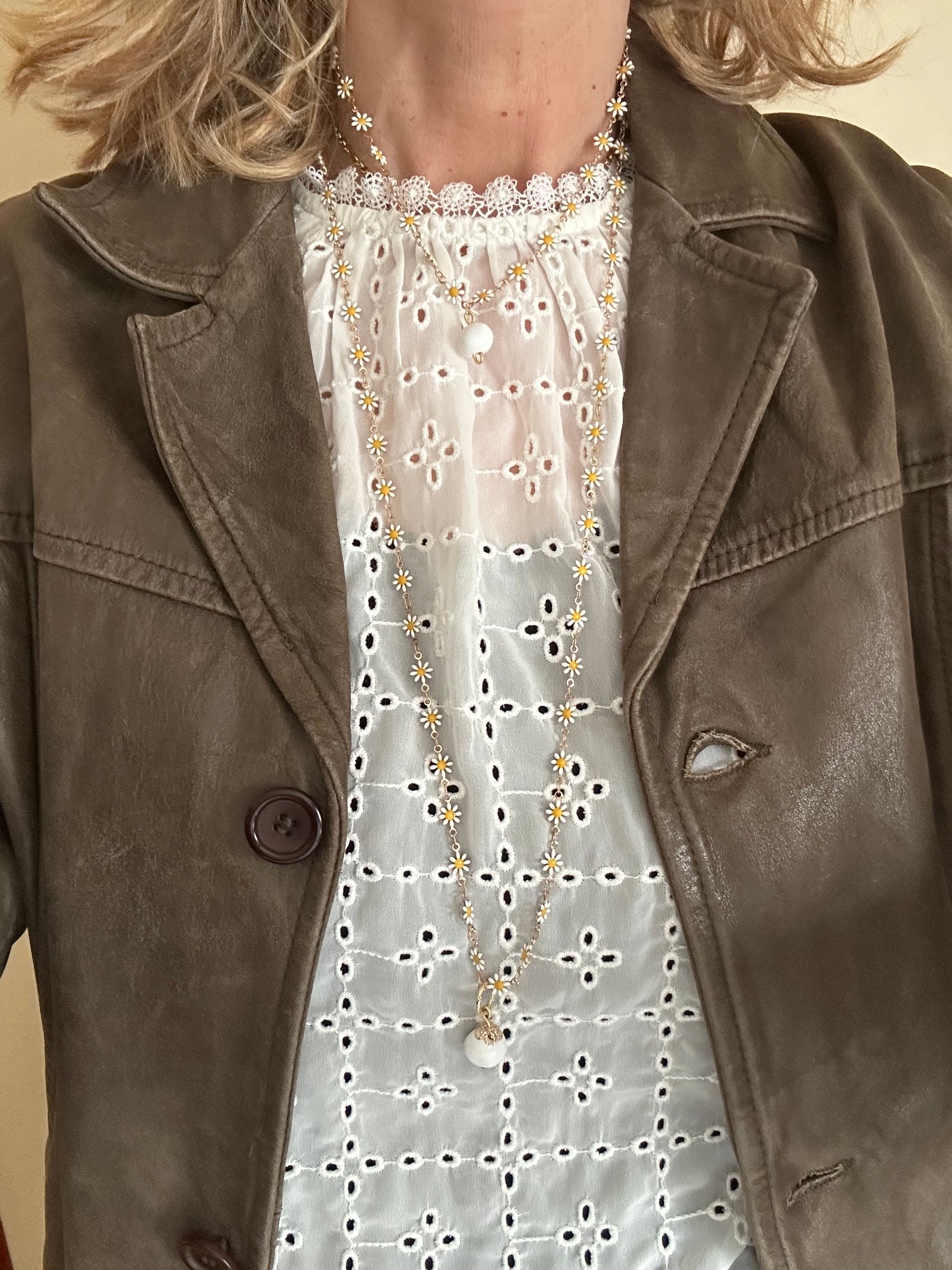 Margherita bianca lunga