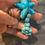 Thumbnail: Bracciale turchese con stella marina