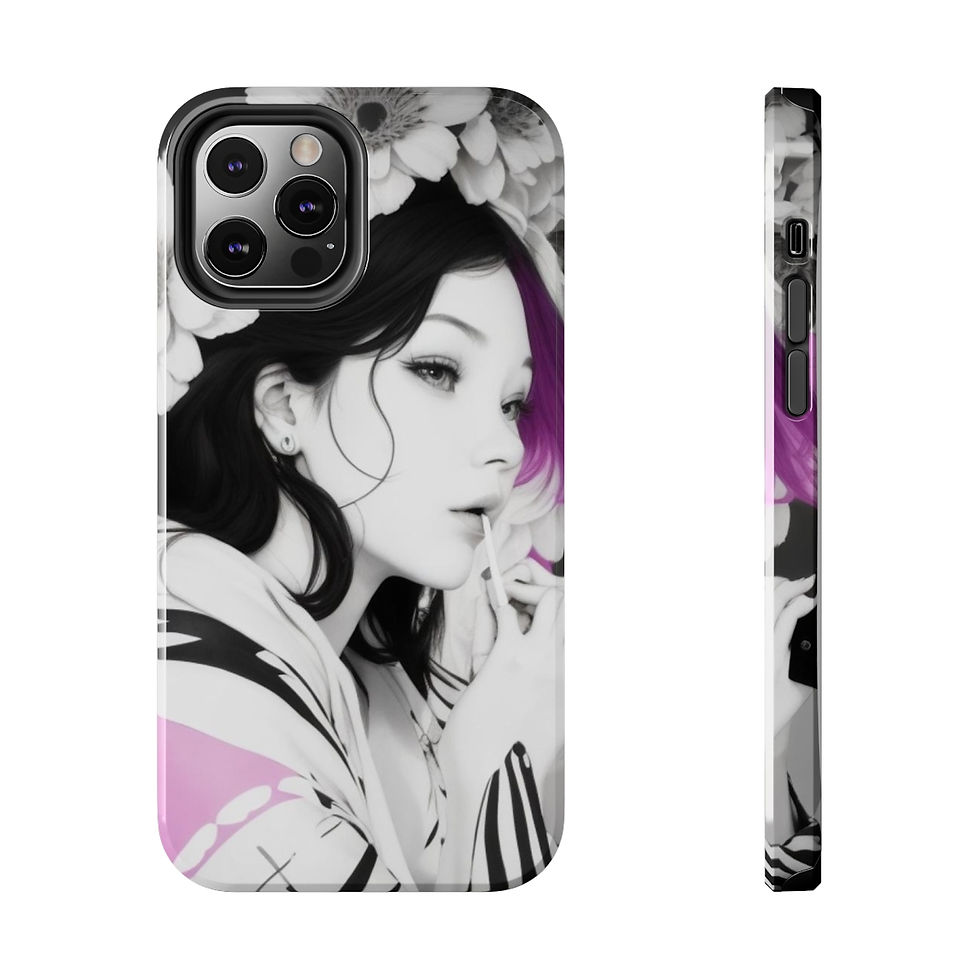 Thumbnail: The Floral Crown of Mystery and Beauty of A Woman Tough Phone Cases