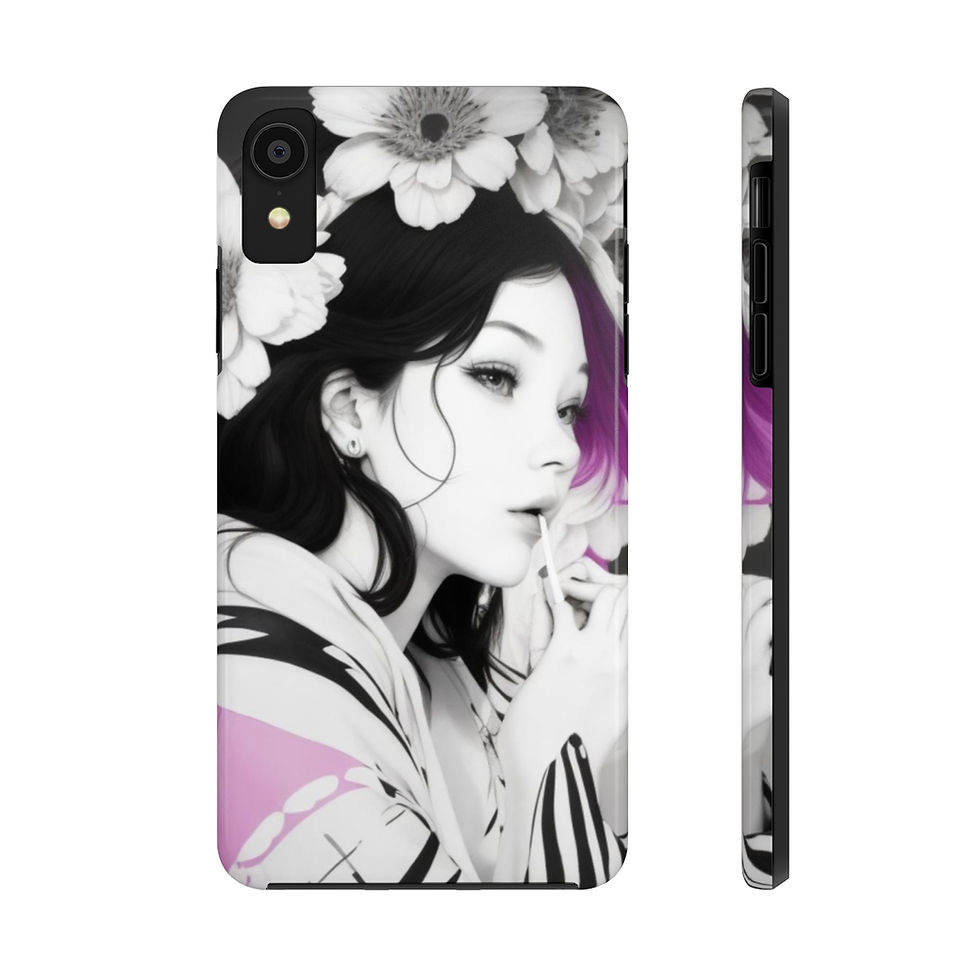 थंबनेल: The Floral Crown of Mystery and Beauty of A Woman Tough Phone Cases