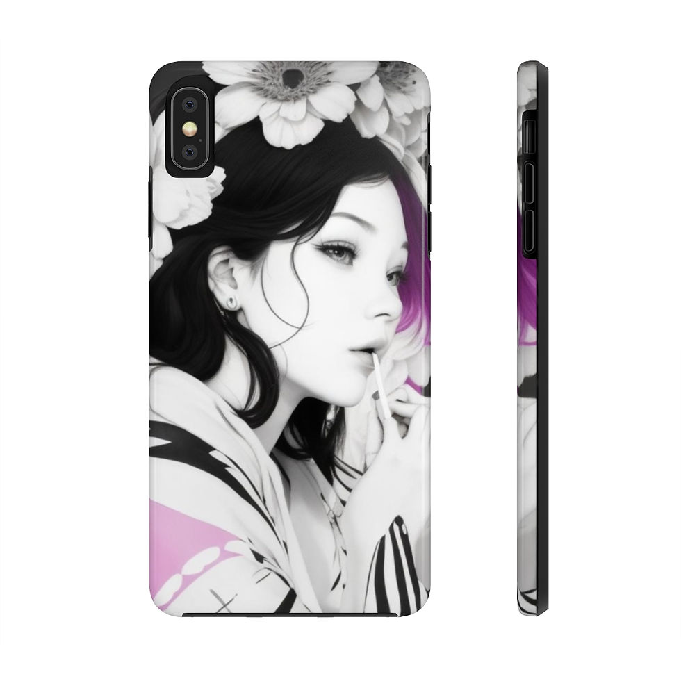 Thumbnail: The Floral Crown of Mystery and Beauty of A Woman Tough Phone Cases