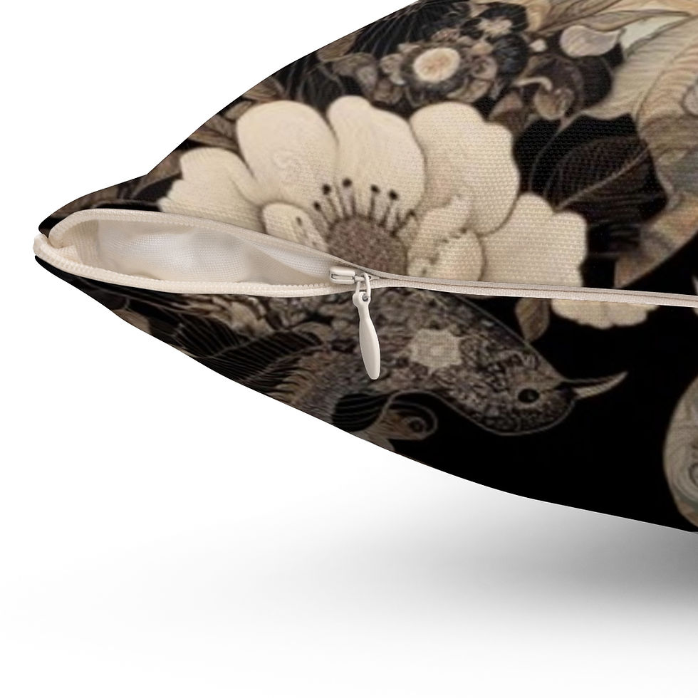 Thumbnail: African Beauty Spun Polyester Square Pillow